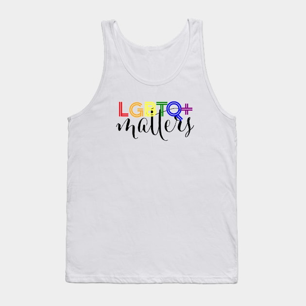 LGBTQ Tank Top by JTEESinc